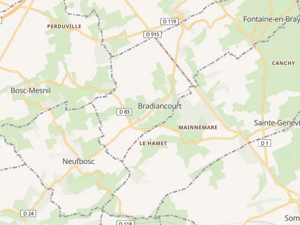 Plan de Bradiancourt