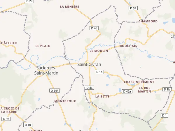 Plan de Saint-Civran