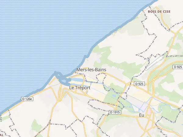 Plan de Mers-les-Bains