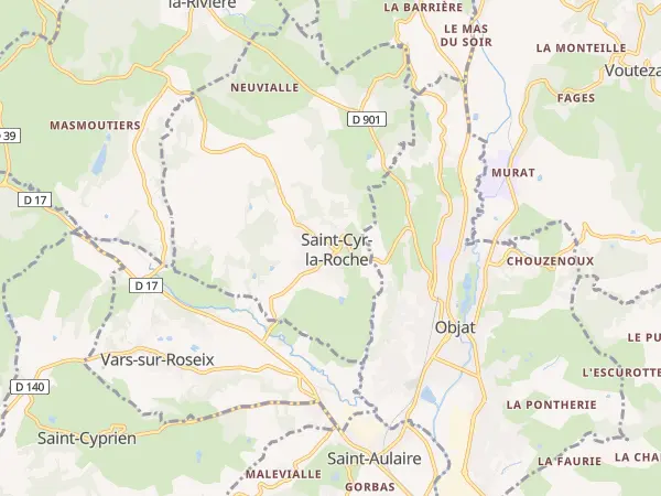 Plan de Saint-Cyr-la-Roche