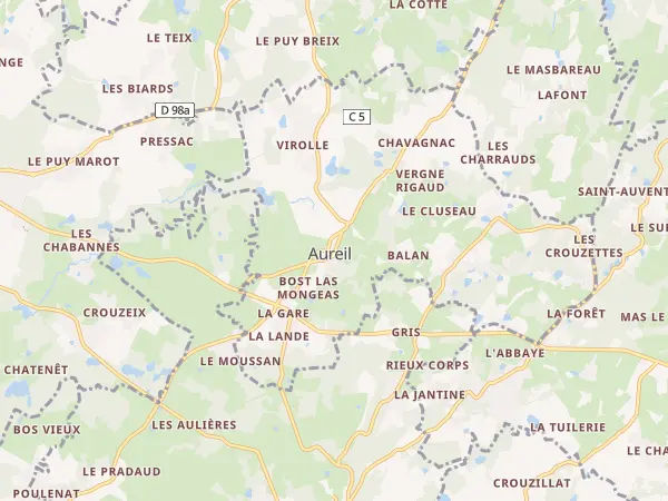 Plan de Aureil
