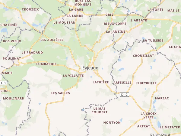 Plan de Eyjeaux