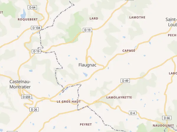 Plan de Saint-Paul-Flaugnac