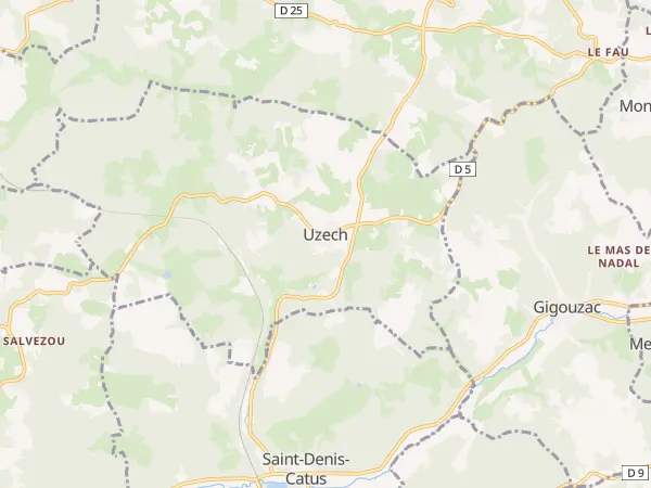 Plan de Uzech