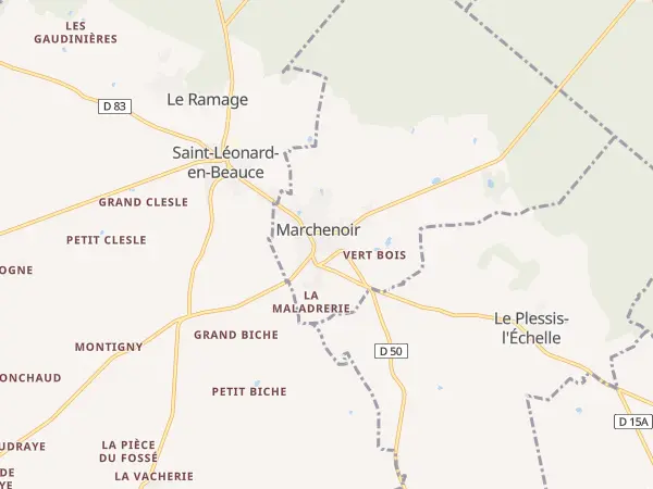 Plan de Marchenoir