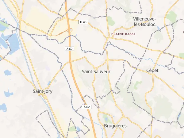 Plan de Saint-Sauveur