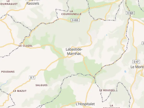 Plan de Labastide-Marnhac