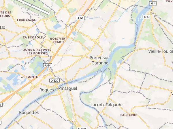 Plan de Portet-sur-Garonne