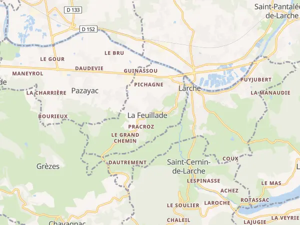 Plan de La Feuillade