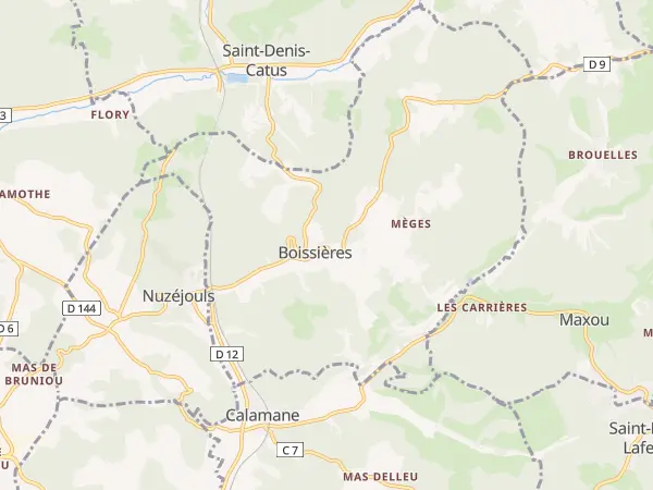 Plan de Boissières