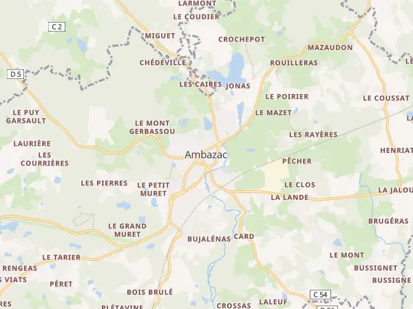 Plan de Ambazac