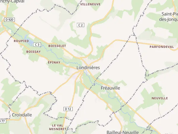 Plan de Londinières