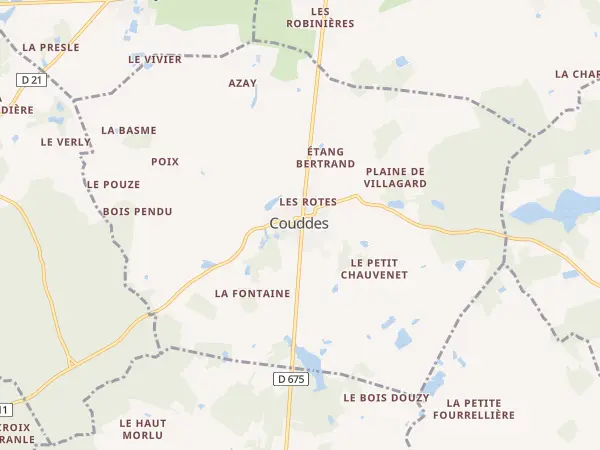 Plan de Couddes