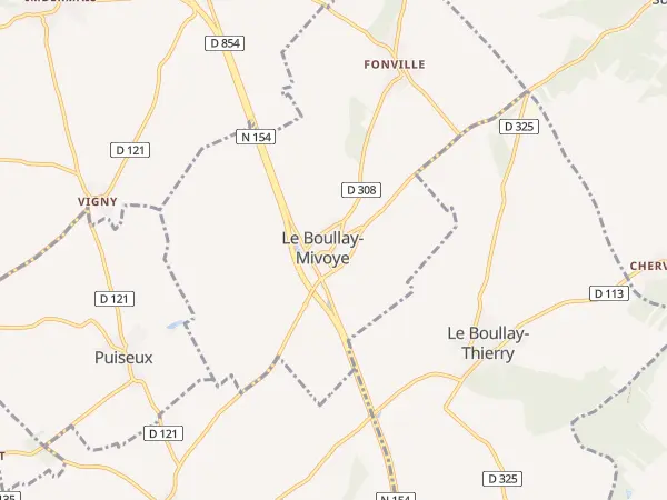 Plan du Boullay-Mivoye