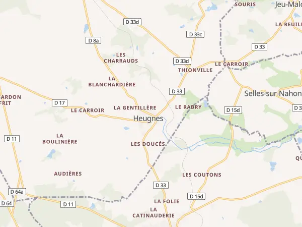 Plan de Heugnes