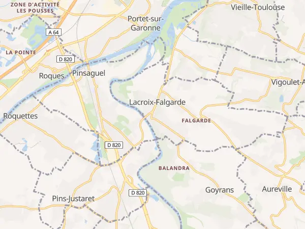 Plan de Lacroix-Falgarde