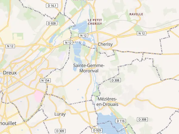 Plan de Sainte-Gemme-Moronval