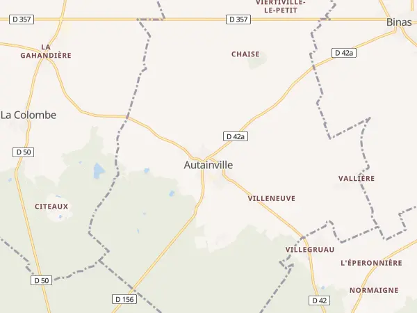 Plan de Autainville