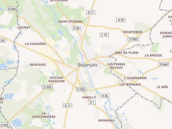 Plan de Buzançais