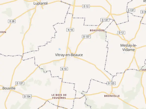 Plan de Vitray-en-Beauce