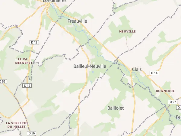 Plan de Bailleul-Neuville