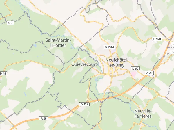 Plan de Quièvrecourt