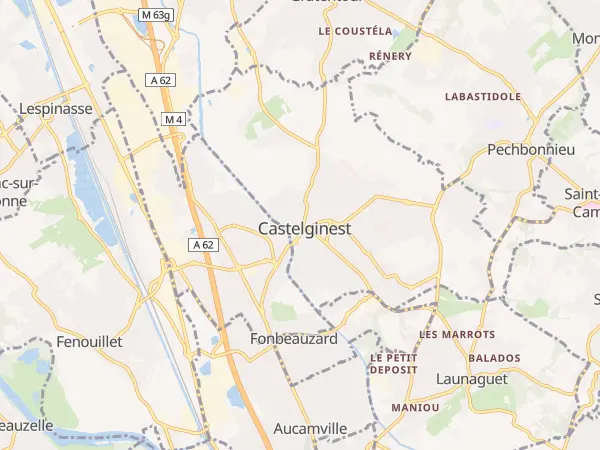 Plan de Castelginest