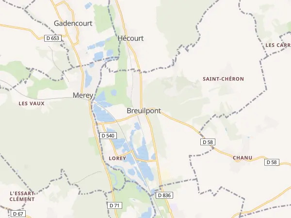 Plan de Breuilpont