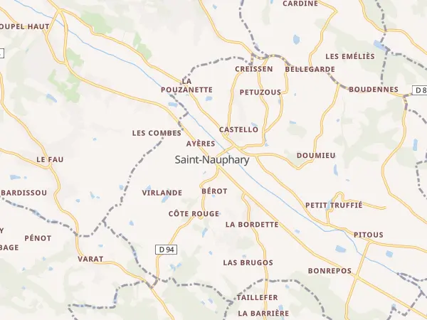 Plan de Saint-Nauphary