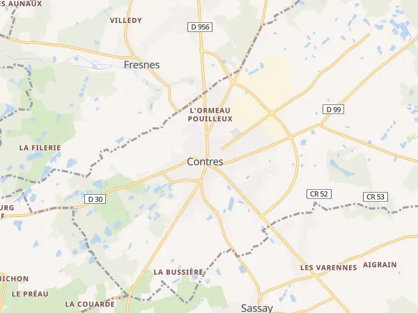 Plan du Controis-en-Sologne