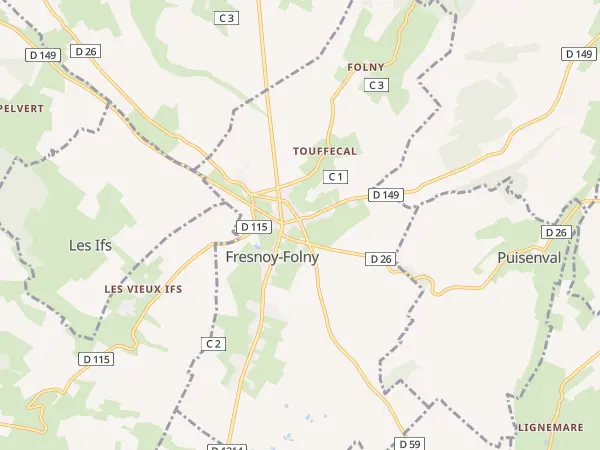 Plan de Fresnoy-Folny