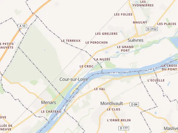 Plan de Cour-sur-Loire