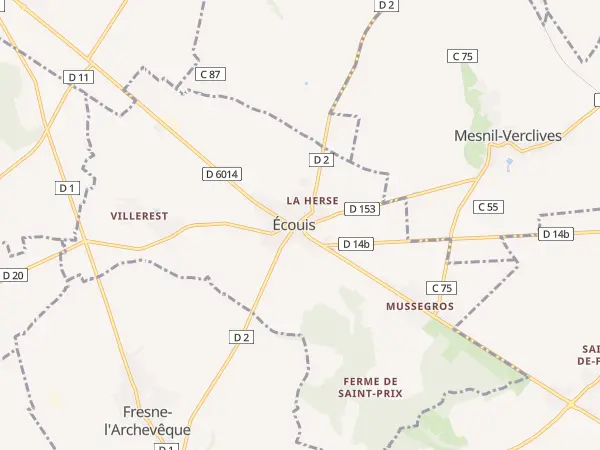 Plan de Écouis