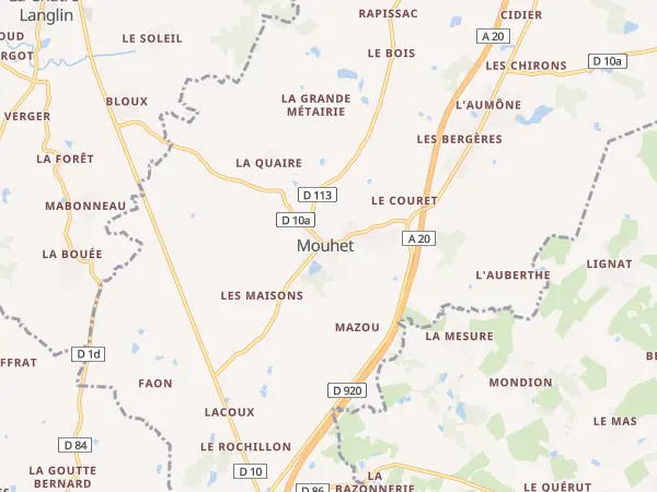 Plan de Mouhet