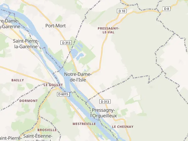 Plan de Notre-Dame-de-l’Isle