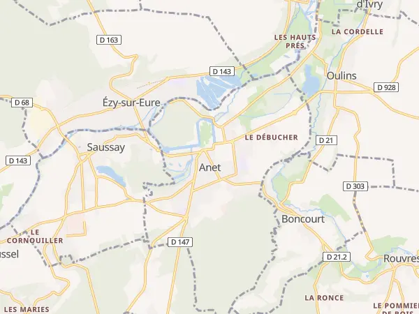 Plan de Anet