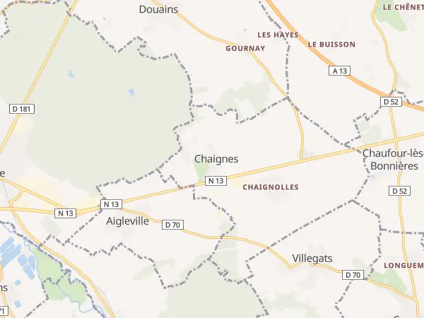 Plan de Chaignes