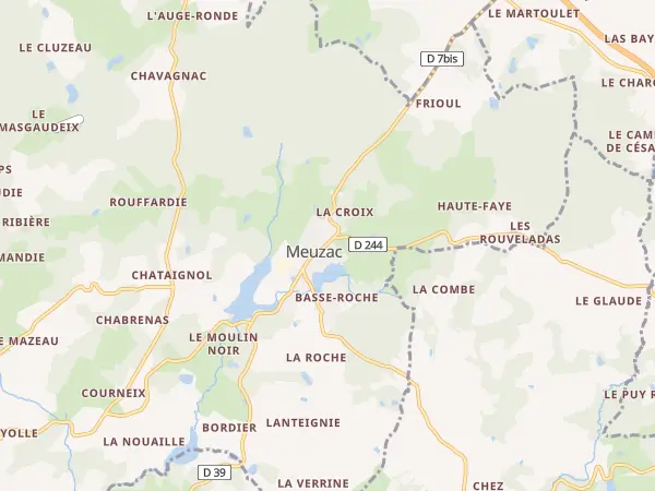Plan de Meuzac