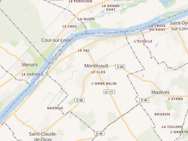 Plan de Montlivault