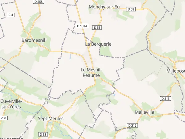 Plan du Mesnil-Réaume