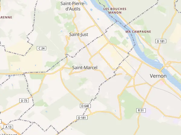 Plan de Saint-Marcel