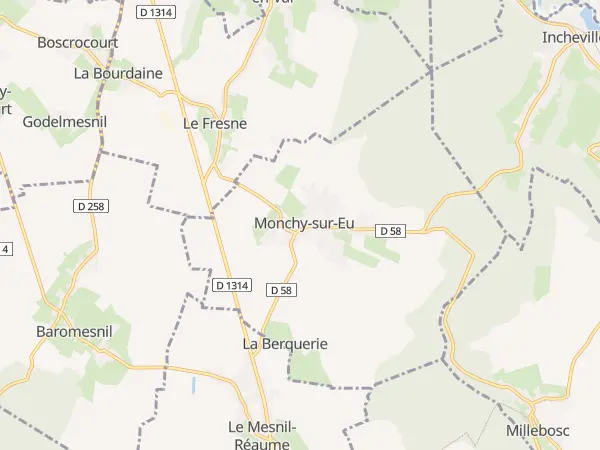 Plan de Monchy-sur-Eu