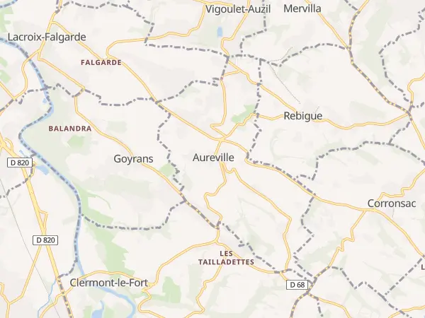 Plan de Aureville