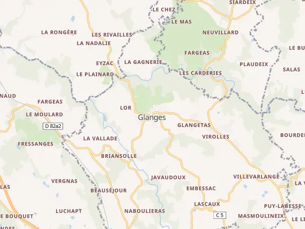 Plan de Glanges