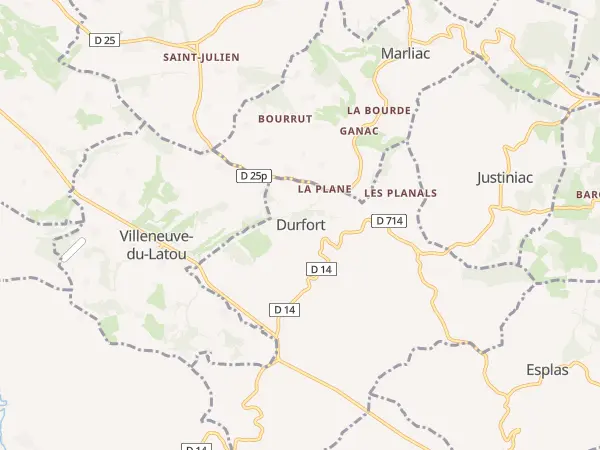 Plan de Durfort