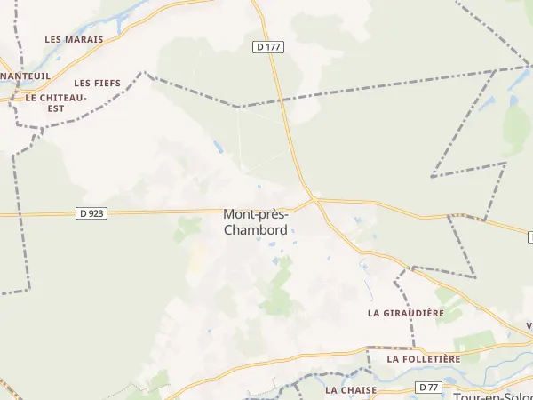 Plan de Mont-près-Chambord