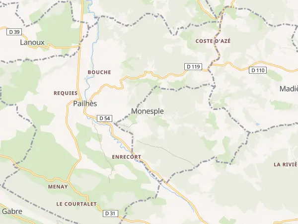 Plan de Monesple
