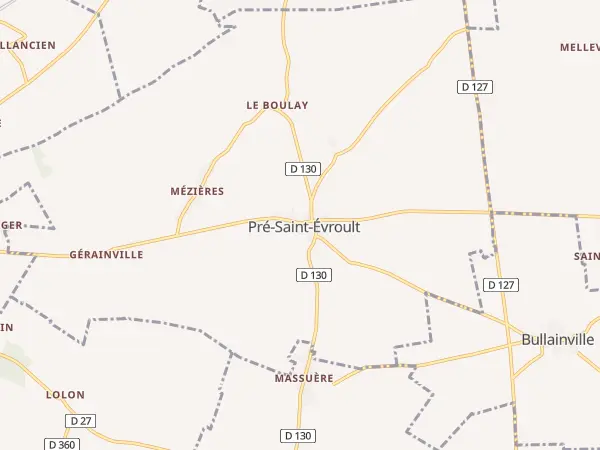 Plan de Pré-Saint-Évroult