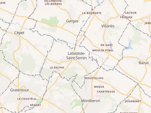 Plan de Labastide-Saint-Sernin
