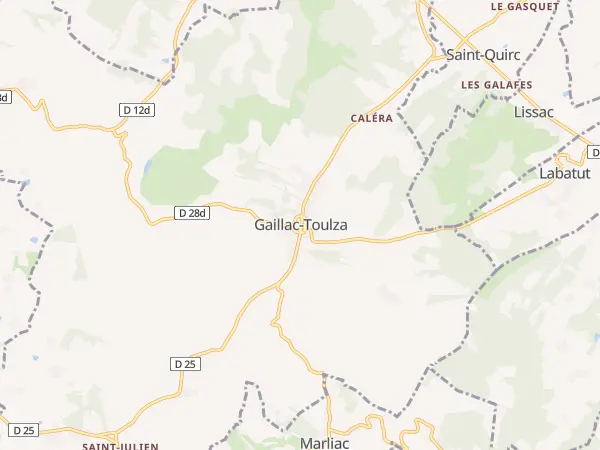 Plan de Gaillac-Toulza